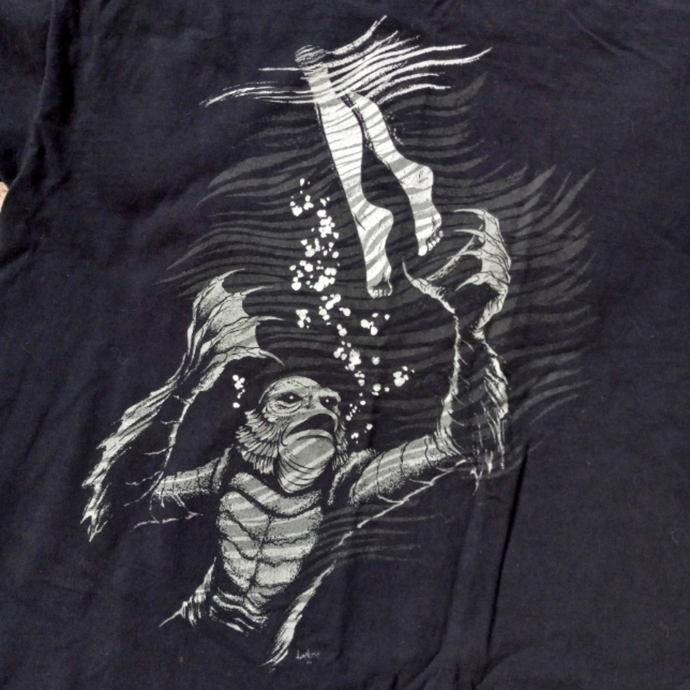 Classic Horror swamp monster gothy tee- presold @market - Picture 2 of 3